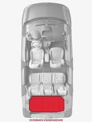 ЭВА коврики «Queen Lux» багажник для Opel Corsa OPC